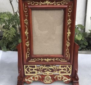 Khung ảnh thờ 18×24 gỗ hương BTĐ197